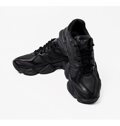 New Balance 9060 Triple Black Leather