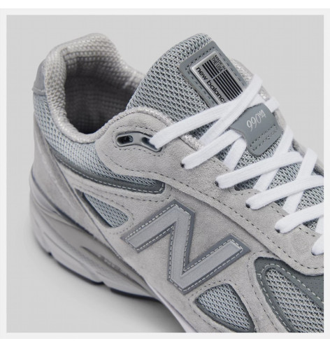 New Balance 990v4 Made in USA Grey Silver