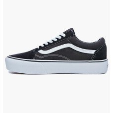 Vans Old Skool Platform Black White