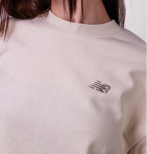 Світшот жіночий New Balance Coastal Fleece Beige WT51514LIN S
